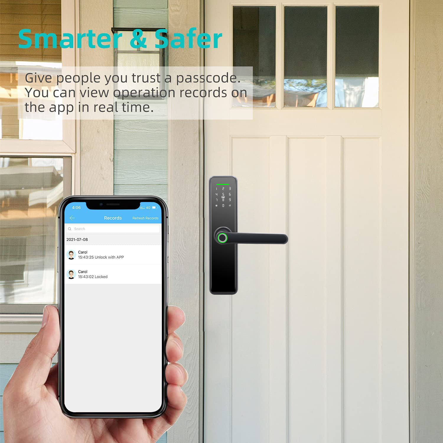 Smart Intelligent Door Lock A9 - Image 2