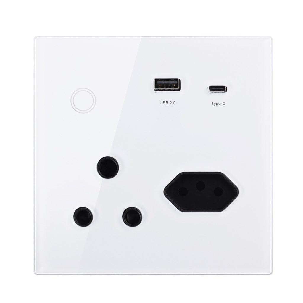 Smart Wall Socket With USB & Type C - OneB