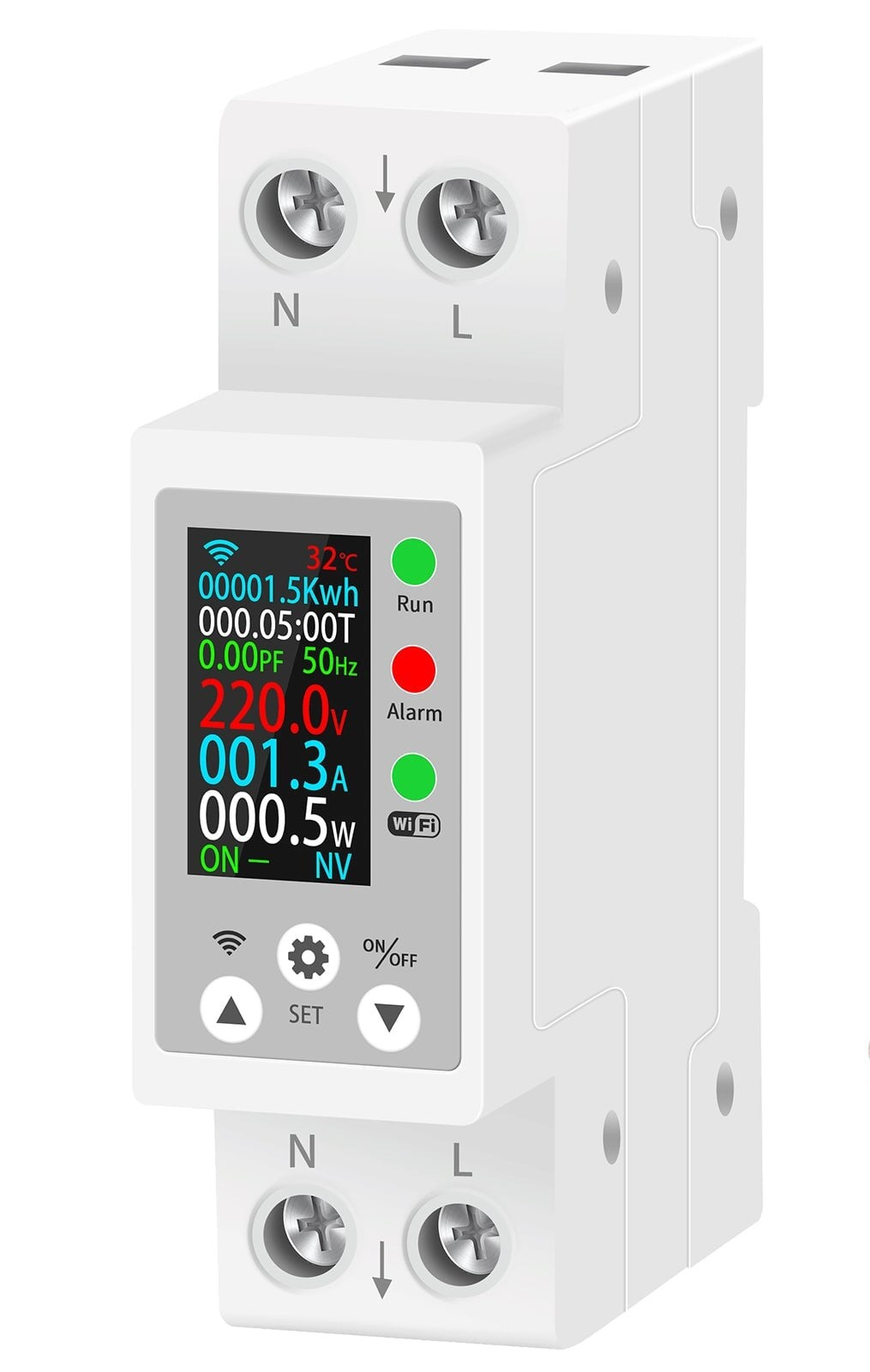 WiFi Smart Energy Meter 63A Rail Mounted