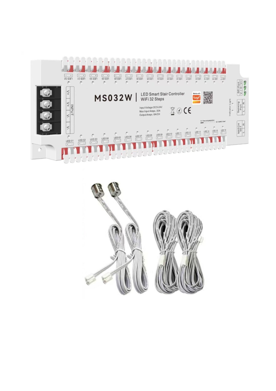 MS032W Smart LED Stair Controller 32-Step Kit | Tuya WiFi App Controlled | OneB - Image 8
